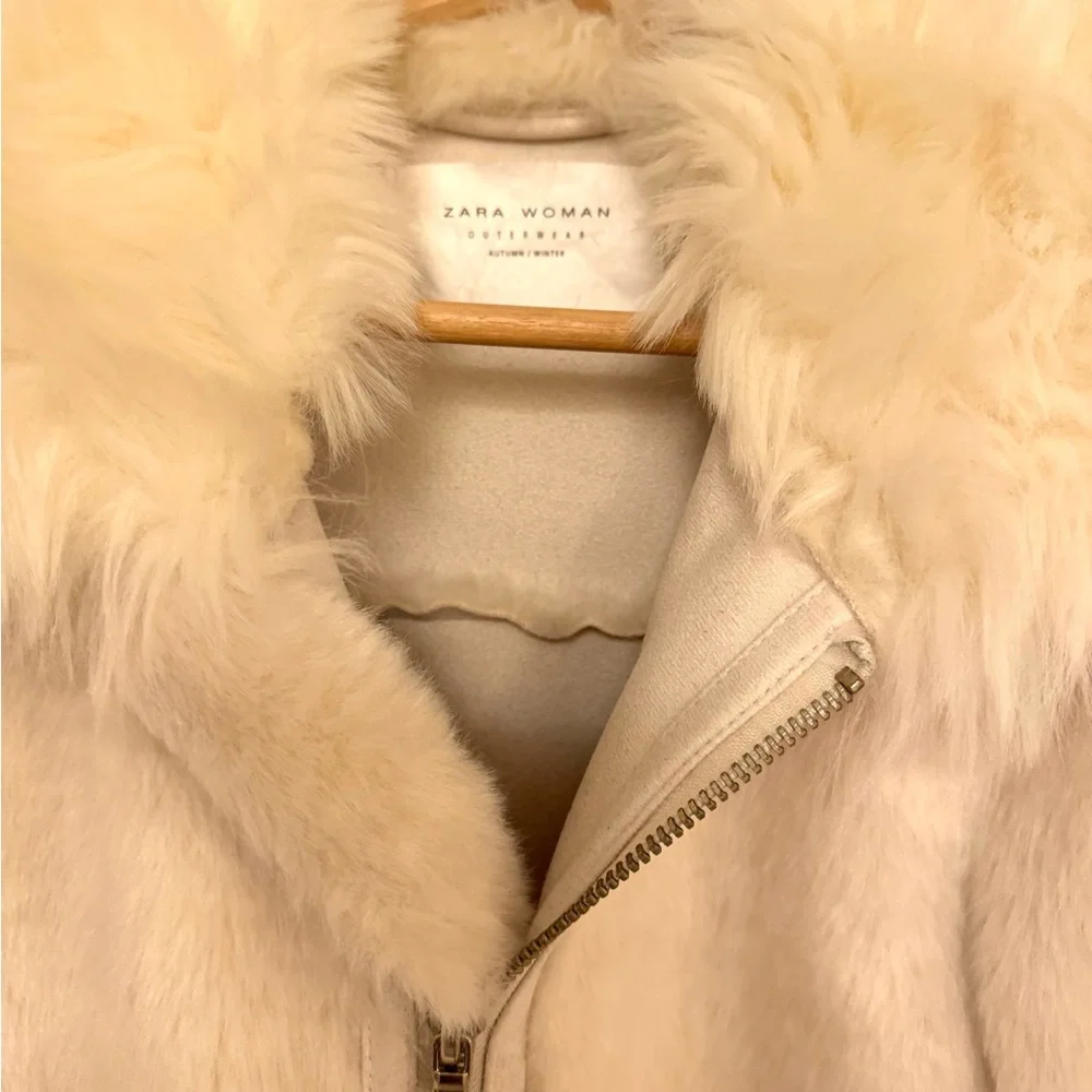 Zara Fur Jacket - Picture 3 of 5